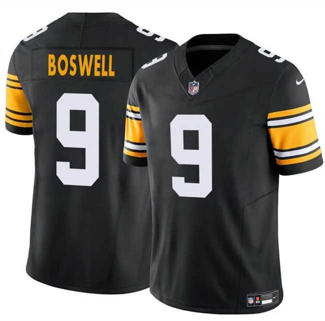 Men & Women & Youth Pittsburgh Steelers #9 Chris Boswell Black 2024 F.U.S.E. Alternate Vapor Untouchable Limited Stitched Jersey